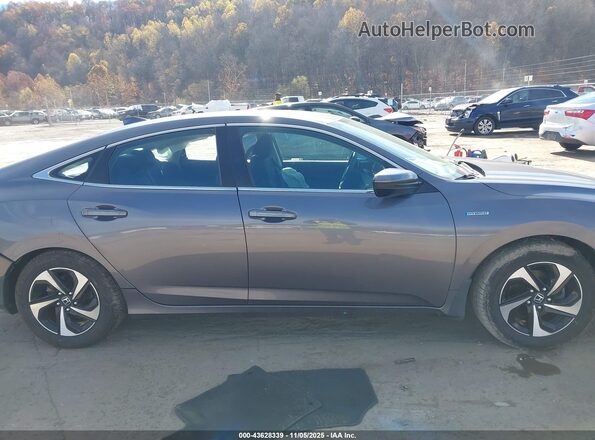19XZE4F5XME003701 2021 HONDA INSIGHT Gray Vista interior trasera
