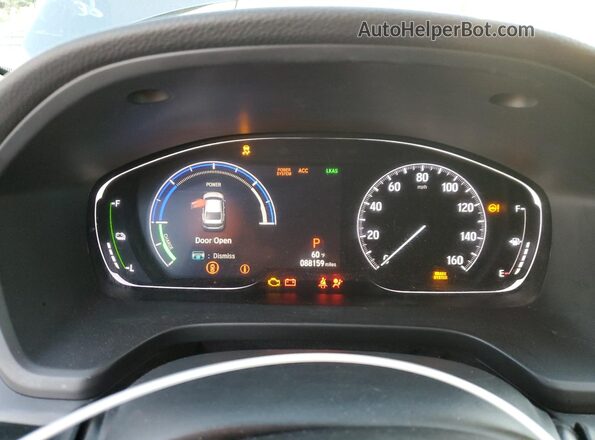 19XZE4F90NE010838 2022 HONDA INSIGHT Gray Widok zestawu wskaźników