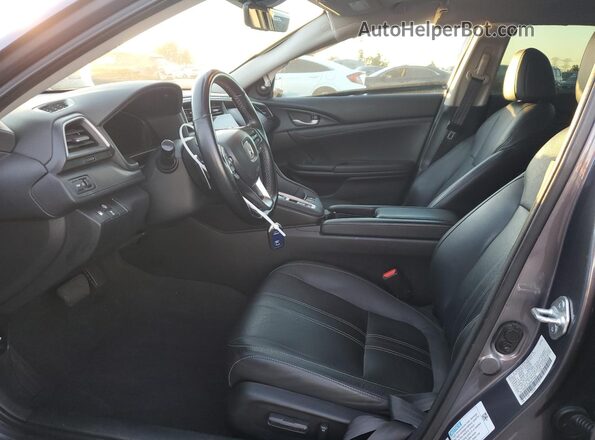 19XZE4F90NE010838 2022 HONDA INSIGHT Gray Widok wnętrza z przodu