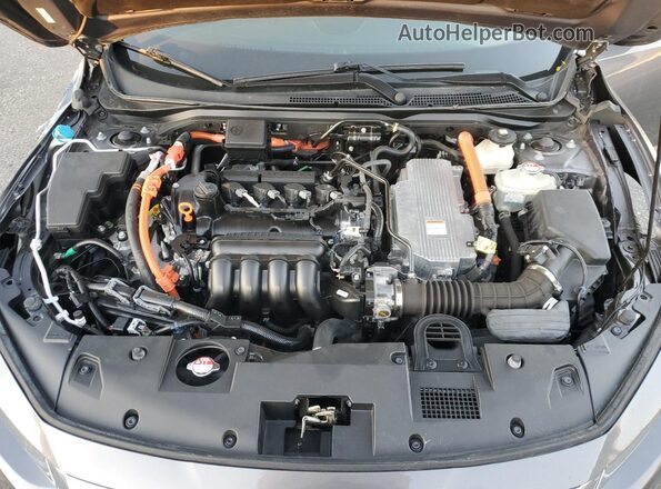 19XZE4F90NE010838 2022 HONDA INSIGHT Gray Widok wnętrza z tyłu
