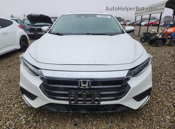 19XZE4F91LE008951 2020 HONDA INSIGHT Белый Вид спереди