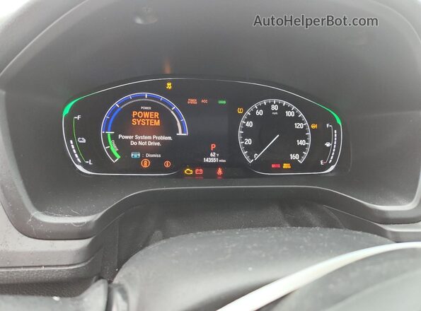 19XZE4F91LE008951 2020 HONDA INSIGHT Белый Вид щитка приборов