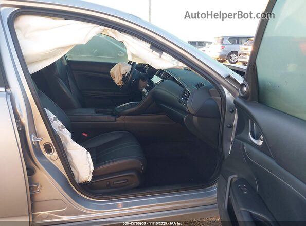 19XZE4F91ME009728 2021 HONDA INSIGHT Silver Widok wnętrza z przodu