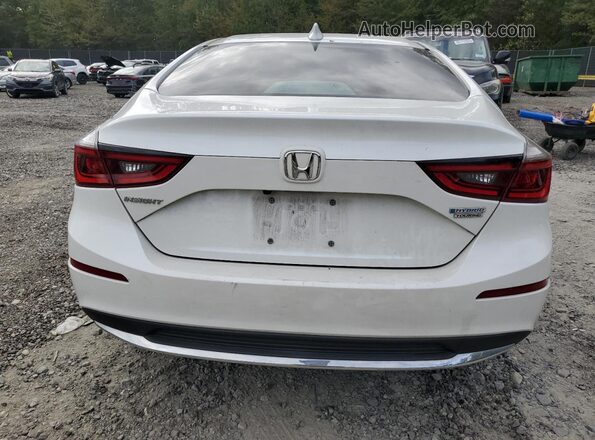 19XZE4F92LE008957 2020 HONDA INSIGHT White Widok z tyłu