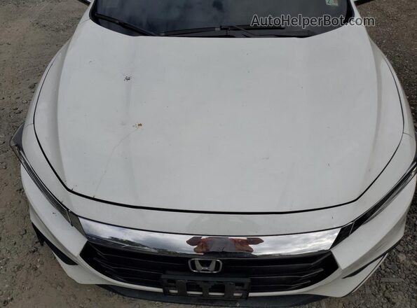 19XZE4F92LE008957 2020 HONDA INSIGHT White Widok wnętrza z tyłu