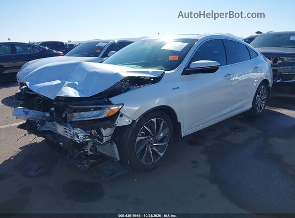 19XZE4F95NE010219 2022 HONDA INSIGHT White Przód lewy
