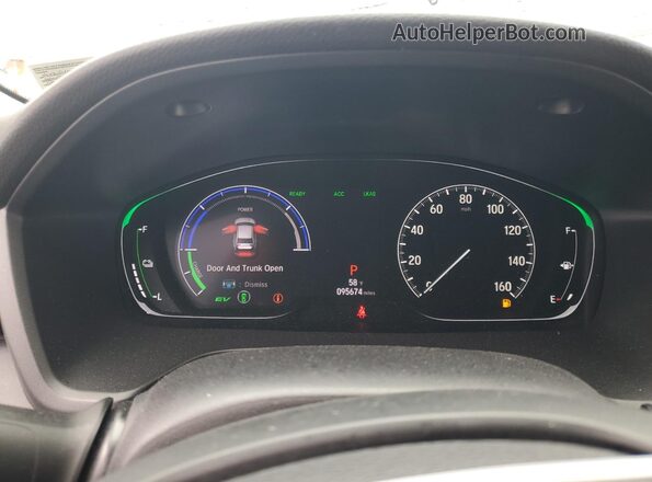 19XZE4F9XLE005658 2020 HONDA INSIGHT Silver Սարքավորումների վահանակի տեսք