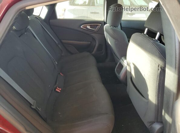 1C3CCCAB0GN161097 2016 CHRYSLER 200 Темно-бордовый Вид задних сидений
