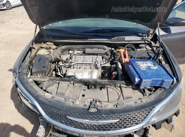 1C3CCCAB1HN501102 2017 CHRYSLER 200 Угольный Вид задней части салона