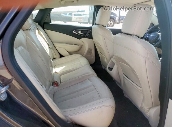 1C3CCCAB1HN501102 2017 CHRYSLER 200 Угольный Вид задних сидений