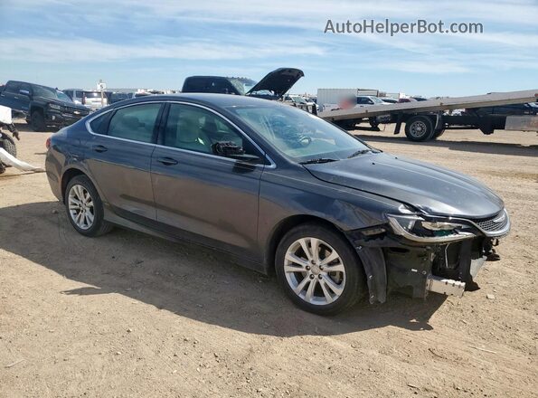 1C3CCCAB1HN501102 2017 CHRYSLER 200 Угольный Передняя правая четверть