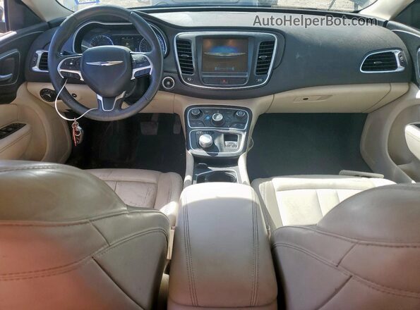 1C3CCCAB1HN501102 2017 CHRYSLER 200 Угольный Вид панели приборов