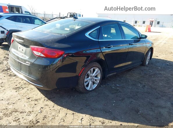 1C3CCCAB1HN512052 2017 CHRYSLER 200 Black Задня права чверть