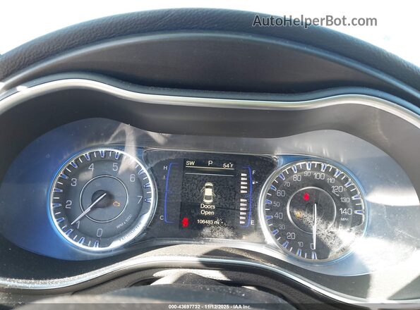 1C3CCCAB1HN512052 2017 CHRYSLER 200 Black Вид задніх сидінь