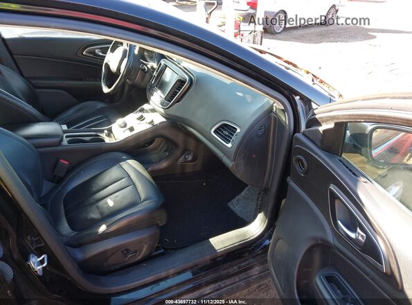 1C3CCCAB1HN512052 2017 CHRYSLER 200 Black Вид салону спереду