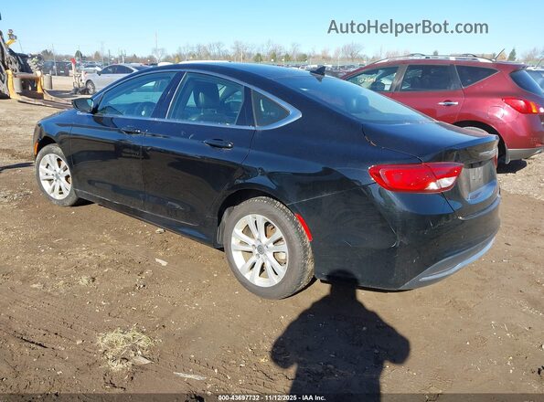 1C3CCCAB1HN512052 2017 CHRYSLER 200 Black Задня ліва чверть