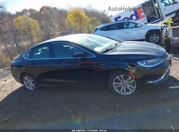 1C3CCCAB1HN512052 2017 CHRYSLER 200 Black Вид задньої частини салону