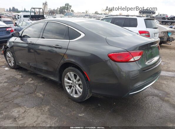 1C3CCCAB3GN151440 2016 CHRYSLER 200 Черный Задняя левая четверть
