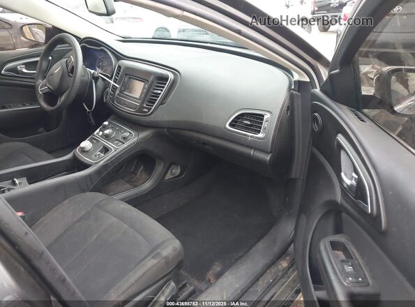 1C3CCCAB3GN151440 2016 CHRYSLER 200 Черный Вид салона спереди