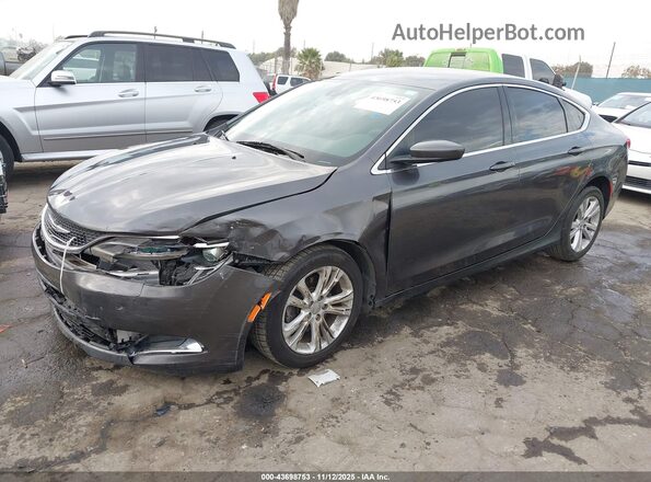 1C3CCCAB3GN151440 2016 CHRYSLER 200 Черный Передняя левая четверть