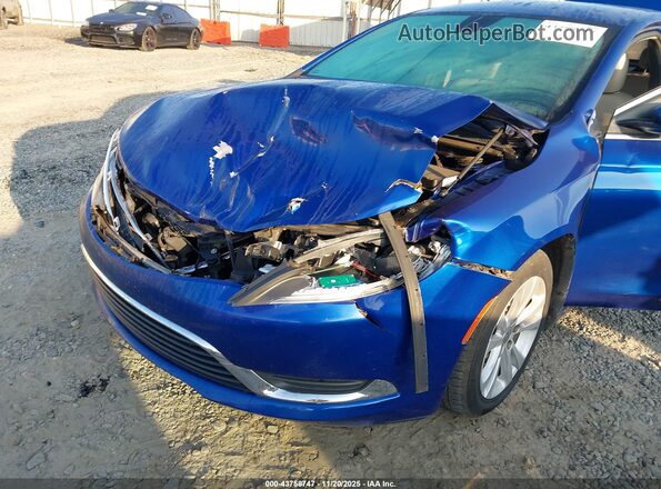1C3CCCAB4HN509887 2017 CHRYSLER 200 Blue Front view