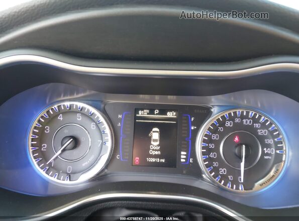 1C3CCCAB4HN509887 2017 CHRYSLER 200 Blue Rear seats view