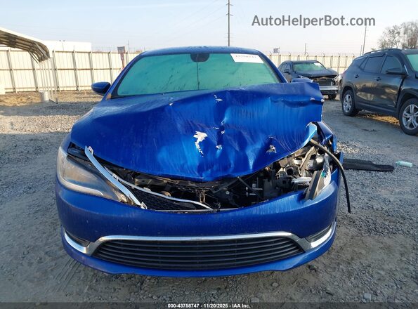 1C3CCCAB4HN509887 2017 CHRYSLER 200 Blue Instrument cluster view