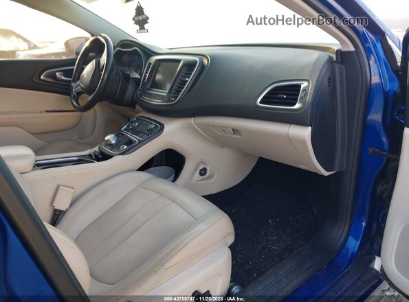 1C3CCCAB4HN509887 2017 CHRYSLER 200 Blue Front interior view