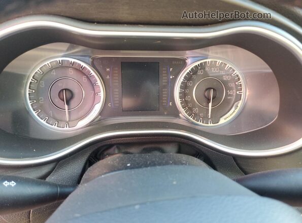 1C3CCCAB6HN510667 2017 CHRYSLER 200 Black Instrument cluster view