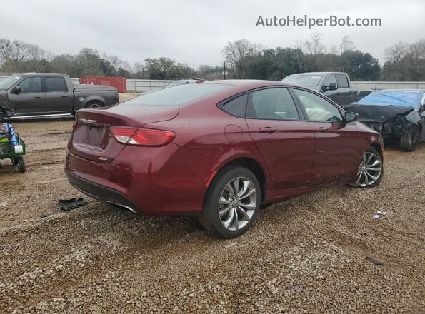 1C3CCCBB7GN157322 2016 CHRYSLER 200 Красный Задняя правая четверть