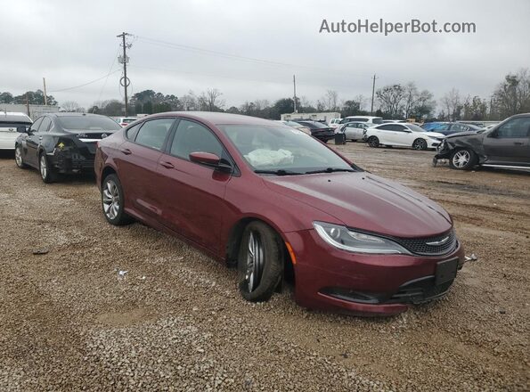 1C3CCCBB7GN157322 2016 CHRYSLER 200 Красный Передняя правая четверть