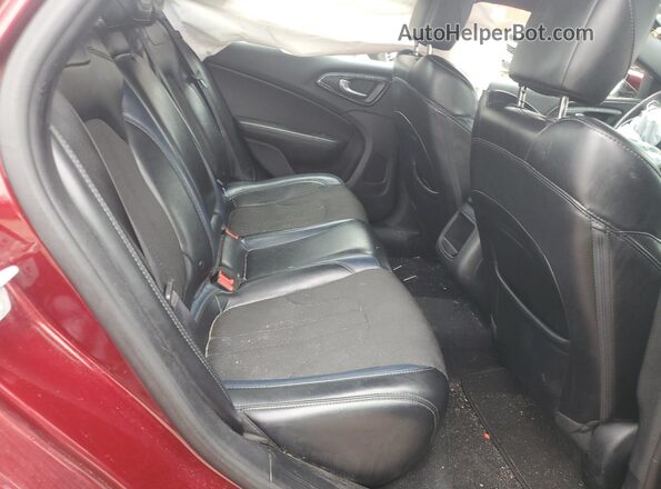 1C3CCCBB7GN157322 2016 CHRYSLER 200 Красный Вид задних сидений