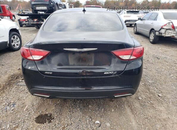 1C3CCCDG2GN105539 2016 CHRYSLER 200 Черный Вид сзади