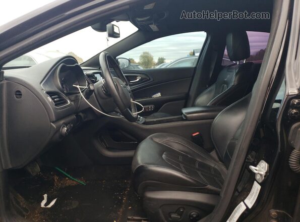 1C3CCCDG2GN105539 2016 CHRYSLER 200 Черный Вид салона спереди