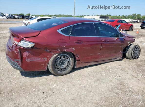 1C3CCCFB9GN107449 2016 CHRYSLER 200 Maroon Trasero derecho