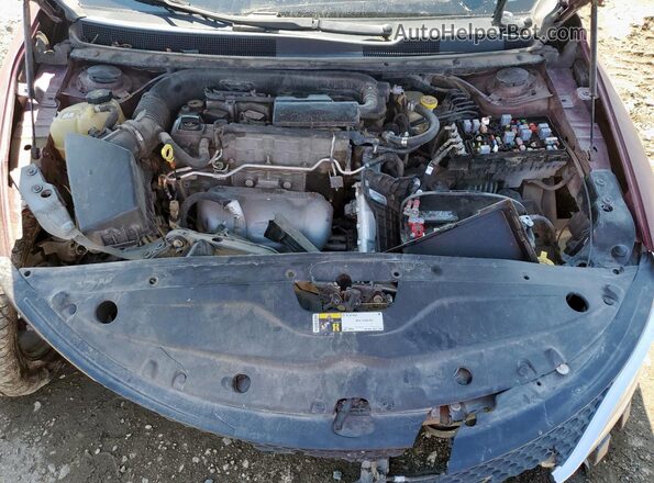 1C3CCCFB9GN107449 2016 CHRYSLER 200 Maroon Vista interior trasera
