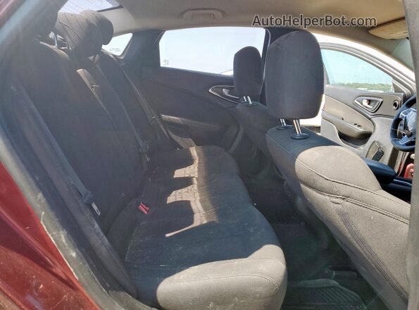 1C3CCCFB9GN107449 2016 CHRYSLER 200 Maroon Vista de los asientos traseros
