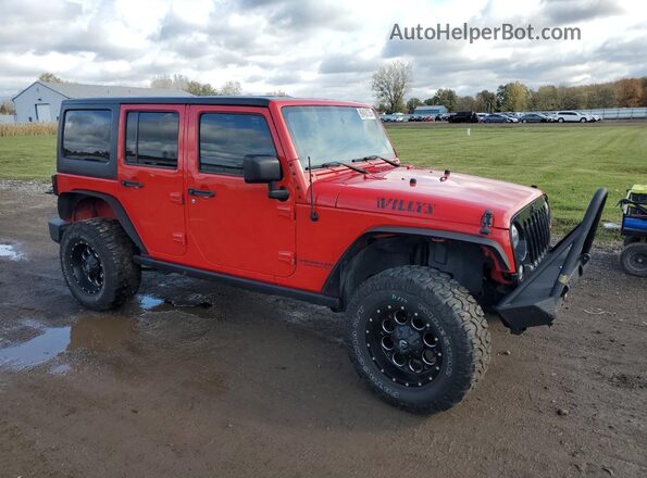 1C4BJWDG1GL243437 2016 JEEP WRANGLER Red Delantero derecho