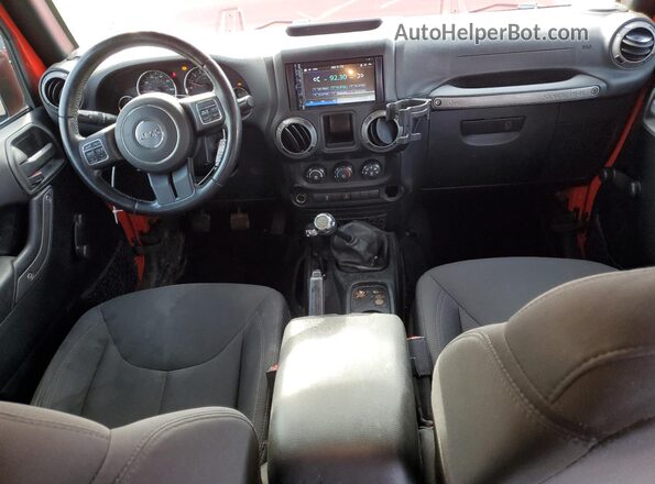 1C4BJWDG1GL243437 2016 JEEP WRANGLER Red Vista del salpicadero
