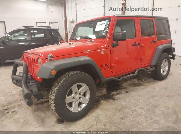 1C4BJWDGXJL872525 2018 JEEP WRANGLER Red 