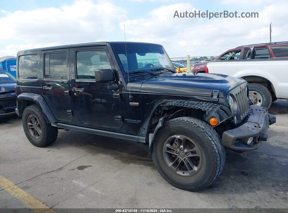 1C4BJWEG5GL257968 2016 JEEP WRANGLER UNLIMITED Черный Вид задней части салона