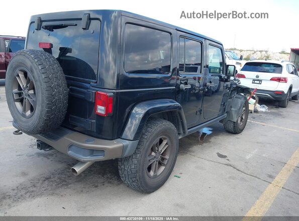 1C4BJWEG5GL257968 2016 JEEP WRANGLER UNLIMITED Черный Задняя правая четверть