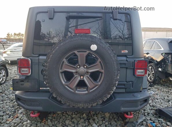 1C4BJWFG4JL805335 2018 JEEP WRANGLER Gray Вид ззаду
