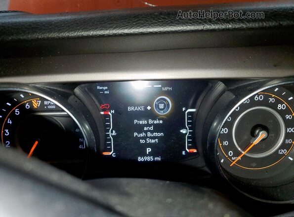 1C4HJXDG4LW141882 2020 JEEP WRANGLER Orange ხელსაწყოთა პანელის ხედი