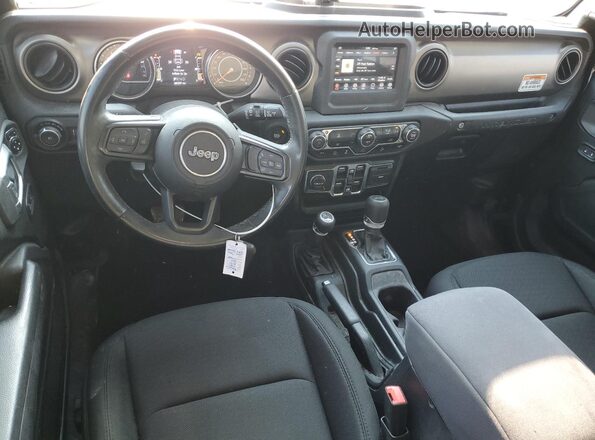 1C4HJXDG4LW337496 2020 JEEP WRANGLER Black წინა პანელის ხედი