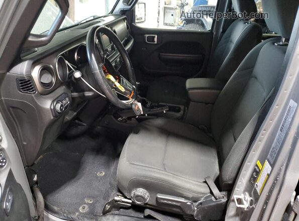 1C4HJXDG8LW284480 2020 JEEP WRANGLER Серый Вид салона спереди