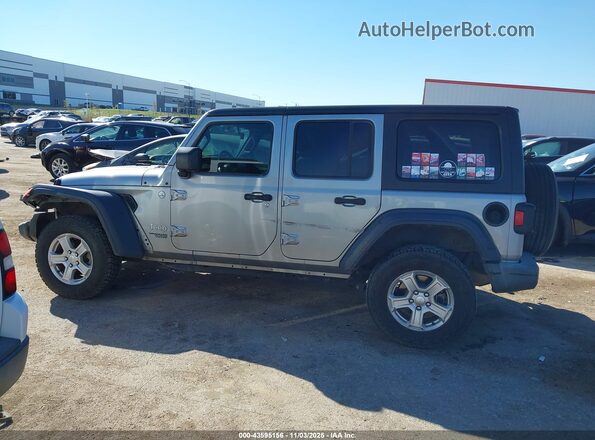 1C4HJXDGXKW518620 2019 JEEP WRANGLER UNLIMITED Серебряный Панорамный вид салона 360°