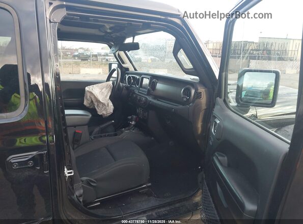 1C4HJXDN0LW224045 2020 JEEP WRANGLER UNLIMITED Black Вид салону спереду