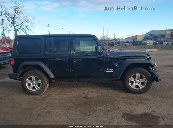 1C4HJXDN0LW224045 2020 JEEP WRANGLER UNLIMITED Black Вид задньої частини салону