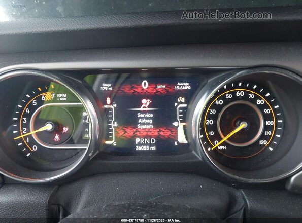 1C4HJXDN0LW224045 2020 JEEP WRANGLER UNLIMITED Black Вид задніх сидінь
